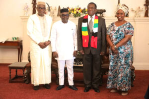 His Excellency Cde Emmerson Dambudzo Mnangagwa, the President of Zimbabwe, and the ICASA 2023 Assessment Team