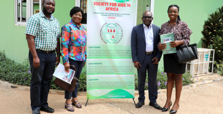 Hon. Dr. Bernice Heloo, president of Prolink Ghana visited the permanent secretariat of SAA