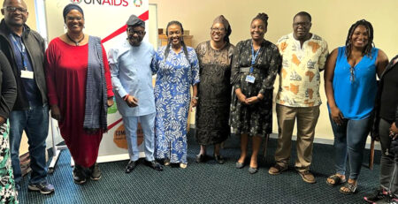 ICASA Director pays a courtesy call to the UNAIDS Country office in Zimbabwe