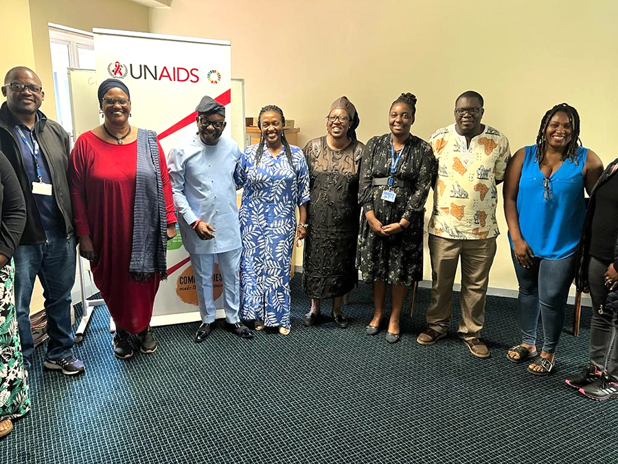 ICASA Director pays a courtesy call to the UNAIDS Country office in Zimbabwe