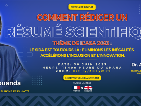 ICASA 2023 FREE WEBINAR: LEARN HOW TO WRITE ABSTRACTS! | COMMENT RÉDIGER UN RÉSUMÉ SCIENTIFIQUE