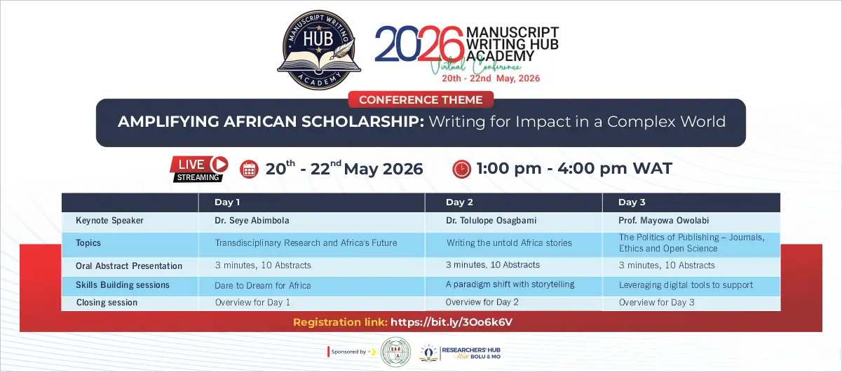 2026 Manuscript Writing Hub Academy Virtual Conference