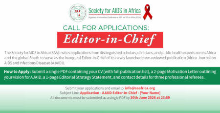 Call for Applications: Editor-in-Chief