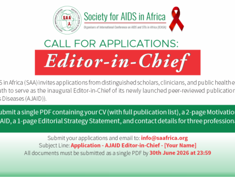 Call for Applications: Editor-in-Chief