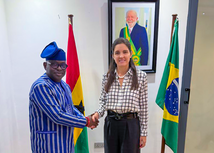 From left to right: ICASA Director, Mr. Luc Armand Bodea with Her Excellency Mariana Madeira