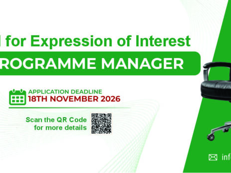Call for Expression of interest - Programme Manager