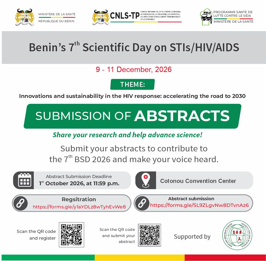 Benin’s 7th Scientific Day on STIs/HIV/AIDS Benin’s 7th Scientific Day on STIs/HIV/AIDS